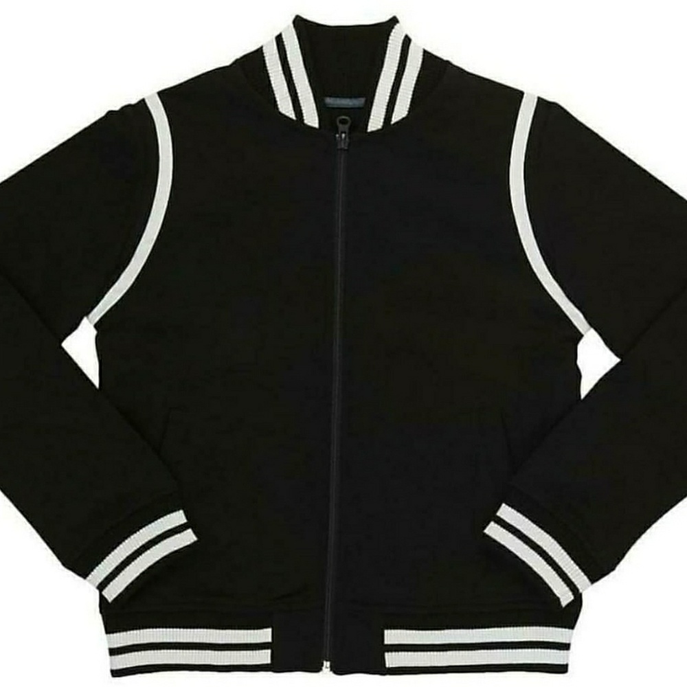 Fleece lined bomber/ varsity Jacket